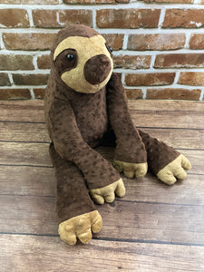 2lbs -10lbs Weighted Sloth Stuffed Minky Animal Lap Pad -for Comfort, Special Needs, Sleep, Anxiety and Stress Relief - Custom Made