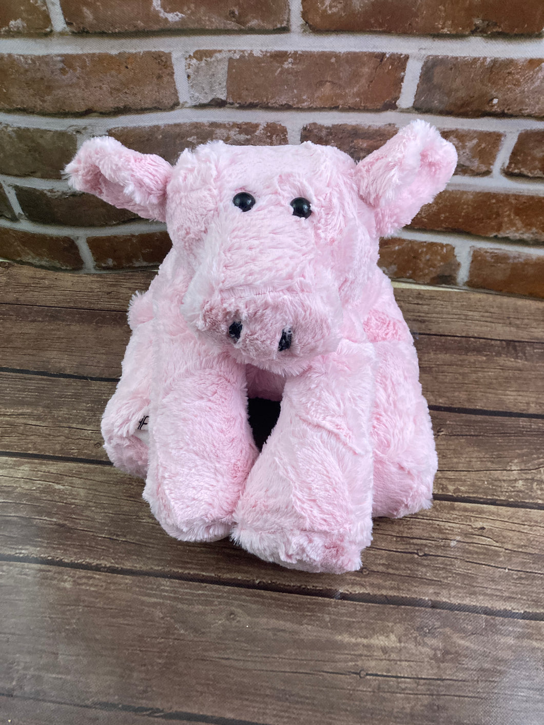 2lbs -15lbs Weighted  Pig Stuffed Minky Animal Lap Pad -for Comfort, Special Needs, Sleep, Anxiety and Stress Relief - Custom Made