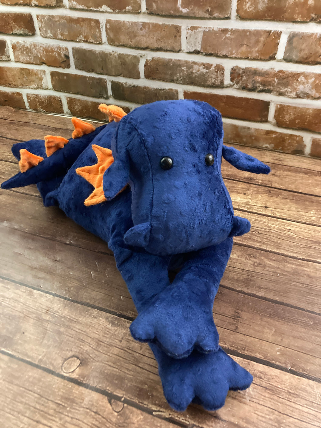 2lbs -10lbs Weighted Dragon Stuffed Minky Animal Lap Pad -for Comfort, Special Needs, Sleep, Anxiety and Stress Relief - Custom Made