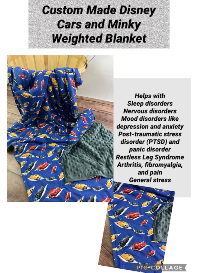 Cars weighted 2024 blanket