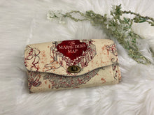 Load image into Gallery viewer, HP Marauders Map Clutch Wallet
