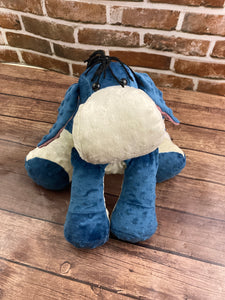 2lbs -15lbs Weighted  donkey - EEYORE- Stuffed Minky Animal Lap Pad -for Comfort, Special Needs, Sleep, Anxiety and Stress Relief - Custom Made