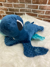 Load image into Gallery viewer, 2lbs -10lbs Weighted  Stuffed Turtle Minky Animal Lap Pad -for Comfort, Special Needs, Sleep, Anxiety and Stress Relief - Custom Made
