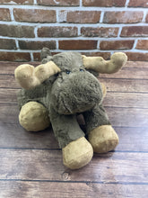 Load image into Gallery viewer, 2lbs -15lbs Weighted  Moose Stuffed Minky Animal Lap Pad -for Comfort, Special Needs, Sleep, Anxiety and Stress Relief - Custom Made
