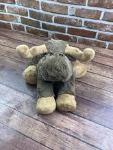 Load image into Gallery viewer, 2lbs -15lbs Weighted  Moose Stuffed Minky Animal Lap Pad -for Comfort, Special Needs, Sleep, Anxiety and Stress Relief - Custom Made
