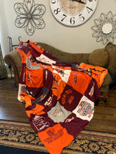 Load image into Gallery viewer, Memory Blanket - Made from loved clothing - affordable blankets
