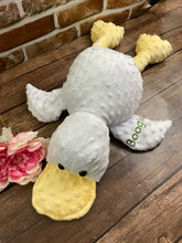 Load image into Gallery viewer, 2lbs -10lbs Weighted Duck Stuffed Minky Animal Lap Pad -for Comfort, Special Needs, Sleep, Anxiety and Stress Relief - Custom Made
