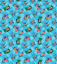 Load image into Gallery viewer, Lilo and Stitch - Weighted Blanket or Lap Pad Cotton Fabric - Toddler, Child, Teen, Adult -Dot Minky - Anxiety, Sleep.
