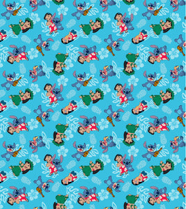 Lilo and Stitch - Weighted Blanket or Lap Pad Cotton Fabric
