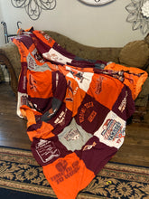 Load image into Gallery viewer, Memory Blanket - Made from loved clothing - affordable blankets
