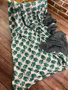 Weighted blanket leopard discount print