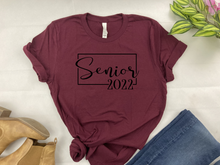 Load image into Gallery viewer, Graduation Shirt 2022 - Senior Highschool College Shirt - Bella Canvas T-shirt - Class of 2022 Graduation Gift
